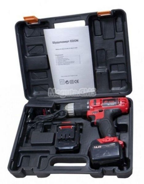 Дрель шуруповёрт Edon CF 1405 v LI-ion цена 2100 руб Москва
