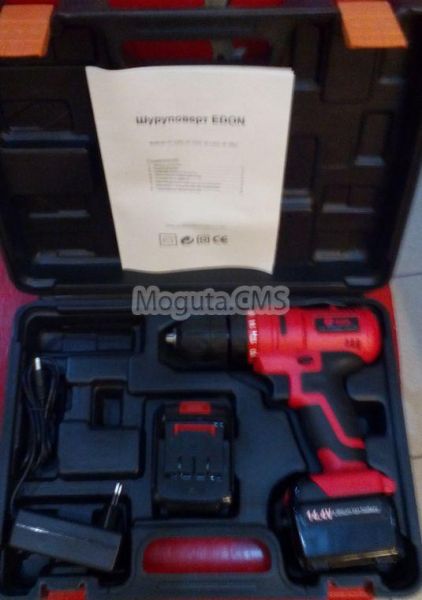Дрель-шуруповёрт Edon CF 1441 v LI-ion цена 2000 руб Москва