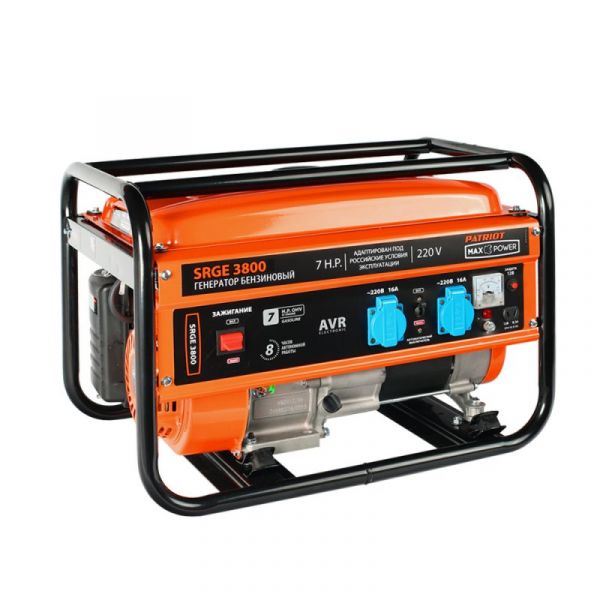 Бензиновый генератор PATRIOT SRGE 3800