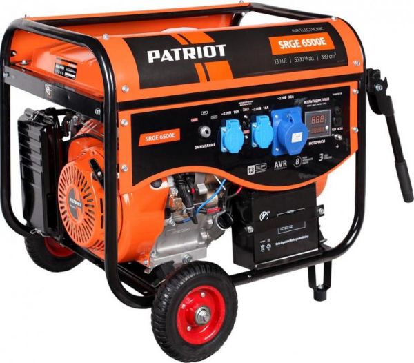 Бензиновый генератор PATRIOT SRGE 6500 E