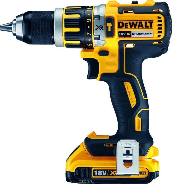 Бесщеточная дрель-шуруповерт DeWalt DCD732D2-QW