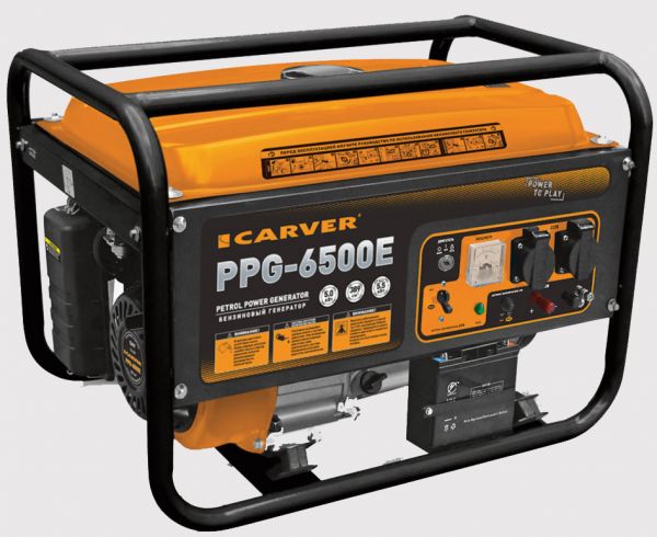 Бензиновый генератор Carver PPG 6500 Е
