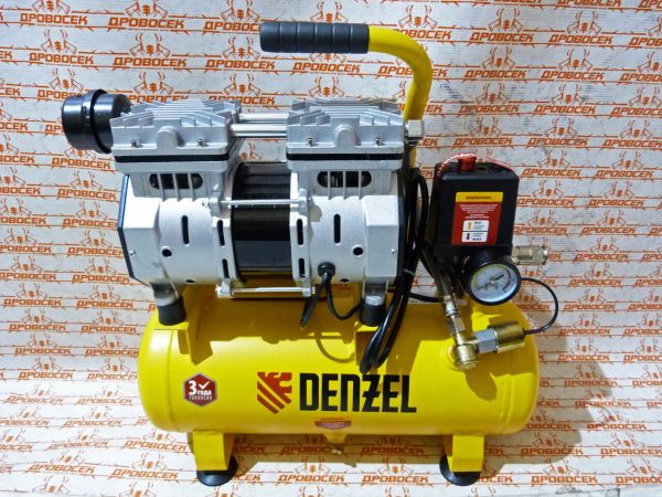 Компрессор Denzel DLS650/10 безмаслянный малошумный