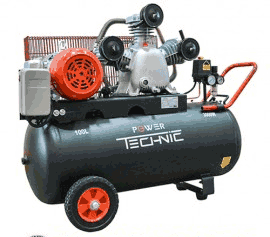 Компрессор Power Technic 670/200 380В Трехфазный компрессор для хоппер-ковша