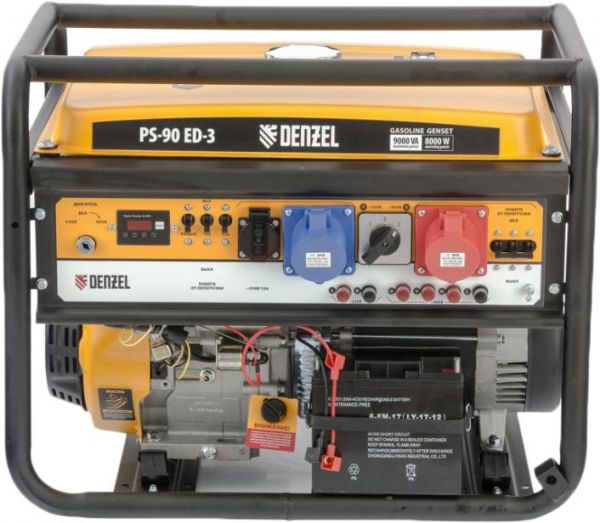 Бензиновый генератор DENZEL PS 90 ED-3