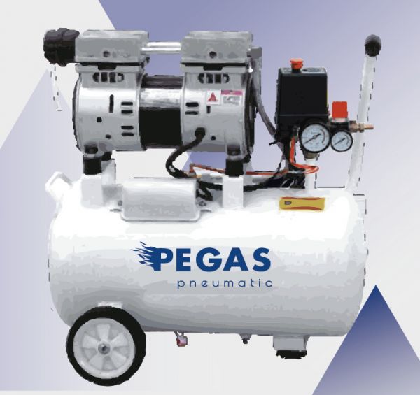 БЕСШУМНЫЙ КОМПРЕССОР PEGAS PG-1100 БЕЗМАСЛЯНЫЙ