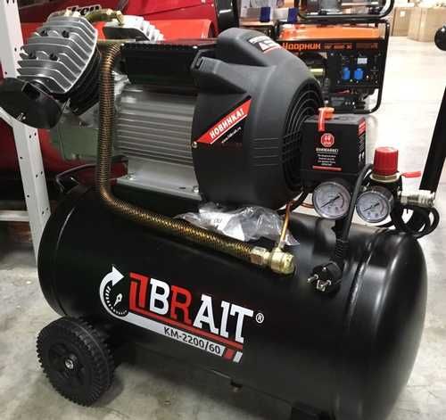 Купить Компрессор воздушный BRAIT КМ-2200/60, Москва