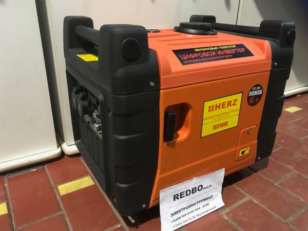 Инверторный генератор HERZ IG3100E(Honda)