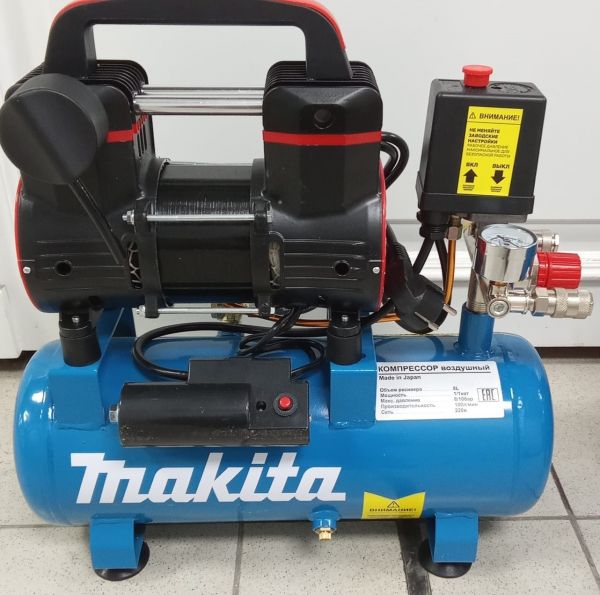 Компрессор бесшумный Makita MAC BW 180/8