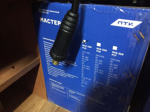 Купить Аппарат полуавтоматической сварки ПТК МАСТЕР MIG 180 F15 Москва