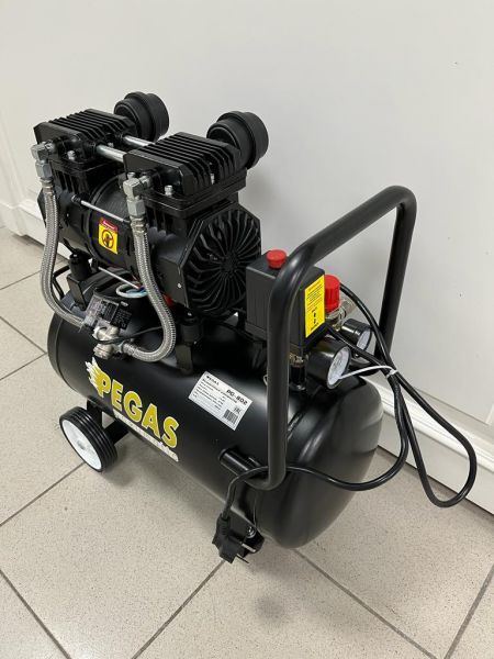 Бесшумный компрессор Pegas pneumatic PG-802 проф
