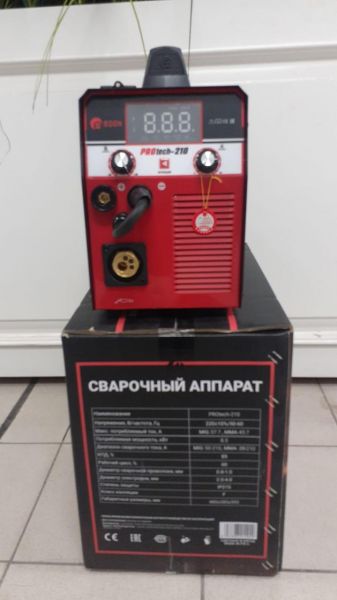 Аппарат полуавтомат без газа инвертор PROtech-210