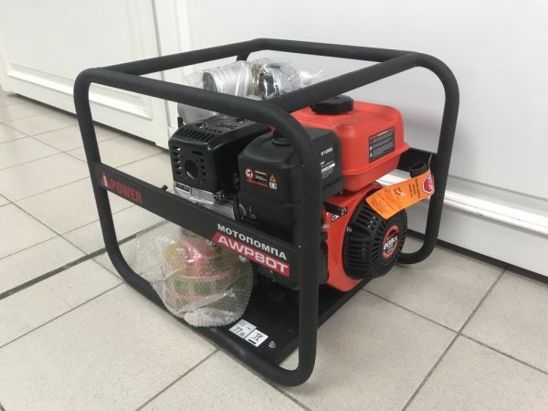 Бензиновая мотопомпа для грязной воды A-iPower AWP80T