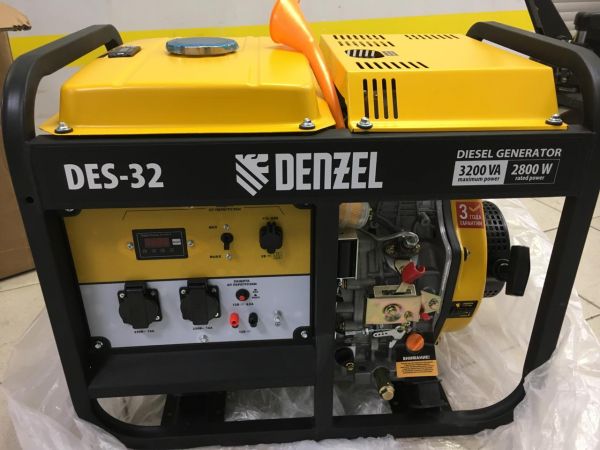 Генератор дизельный DENZEL DES-32