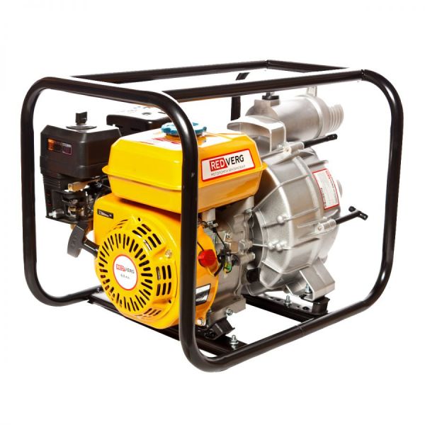 Мотопомпа для грязной воды REDVERG RD-DWP80L