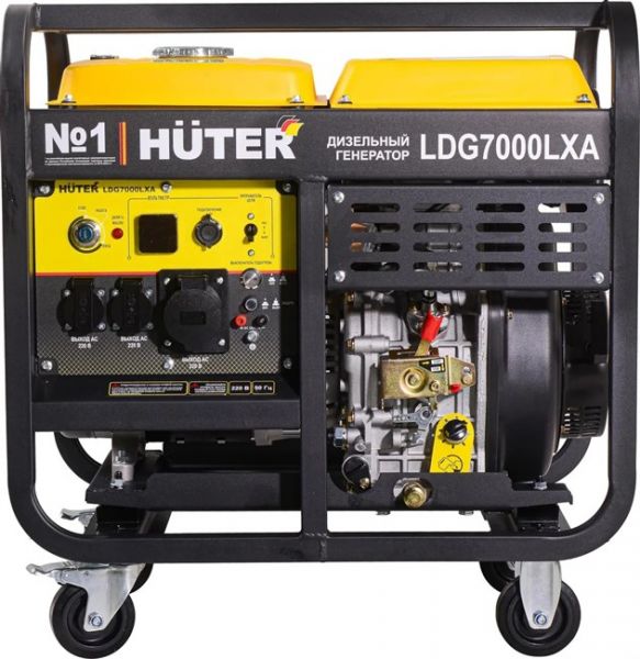 Электрогенератор дизельный Huter LDG 7000LXА