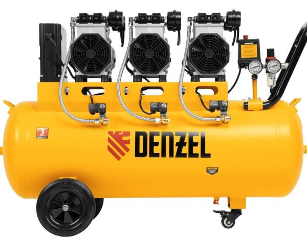 Компрессор безмасляный, denzel DLS 2250/100