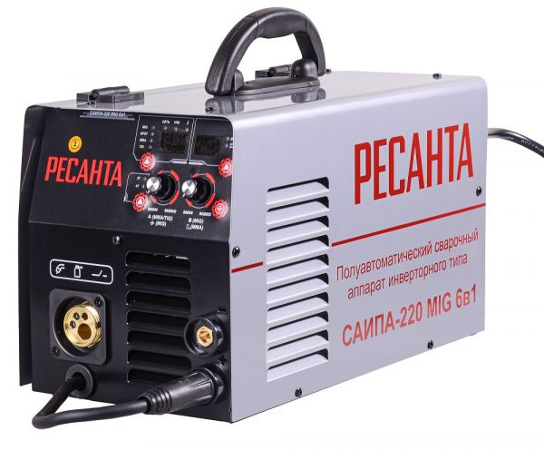 Сварочный Полуавтомат Ресанта САИПА 220 6в1