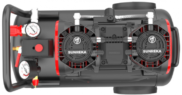 Компрессор поршневой безмасляный SUNREKA GFC290/24DS