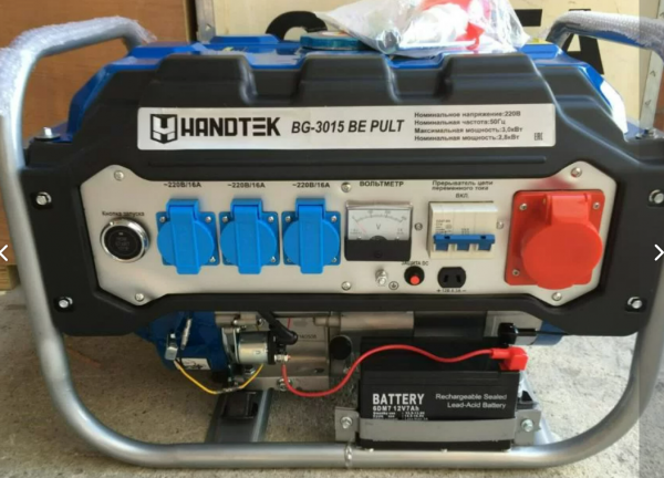 Генератор бензиновый Handtek BG 3015 BE pult