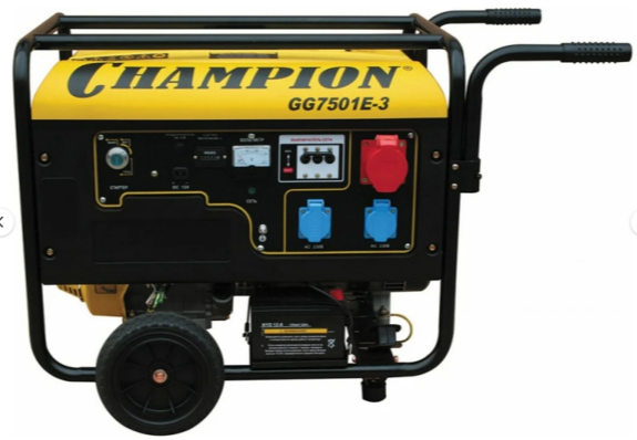 Бензиновый генератор Champion GG 7501 E 3