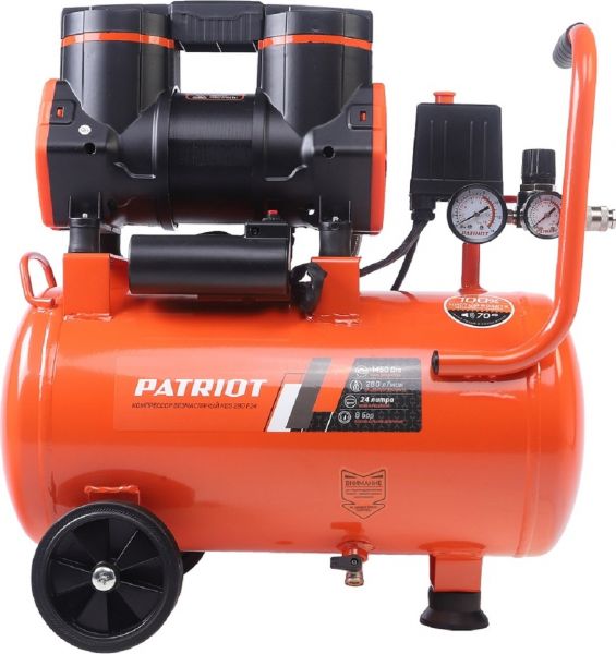 Компрессор поршневой безмасляный Patriot KDS 280 F24